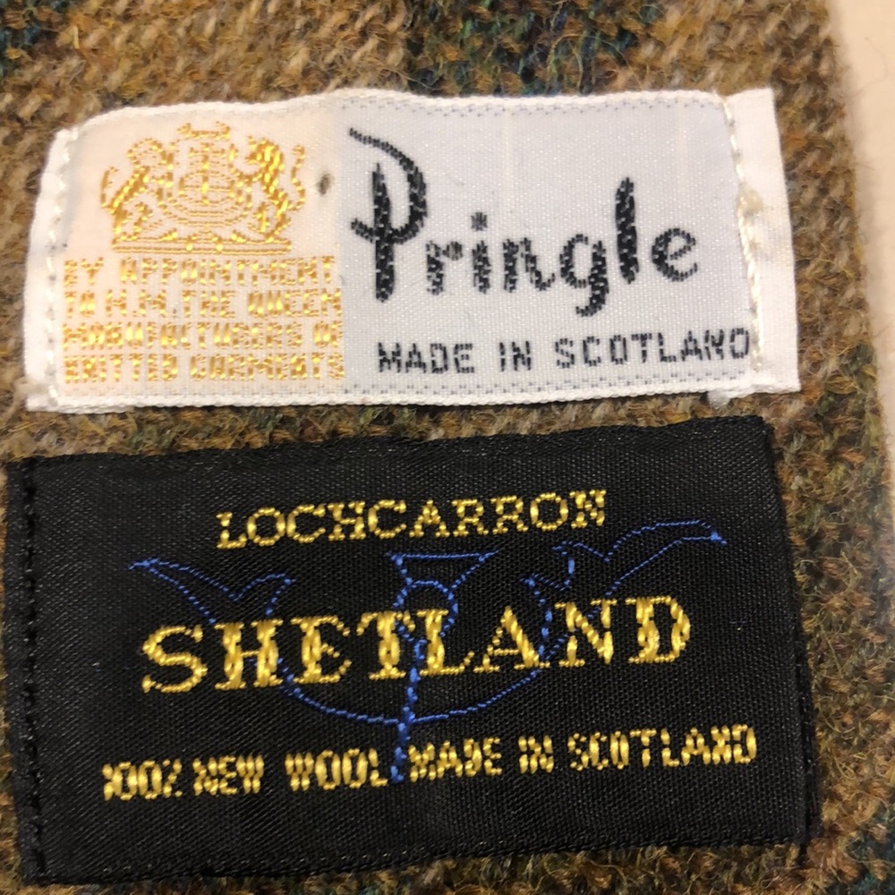 EUC vtg Pringle of Scotland Shetland tie